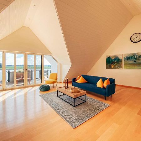 Rheinloft 3 - Grosse Giebelwohnung Mit Dachterrassen An Der Rheinpromenade 엠메리흐 외부 사진