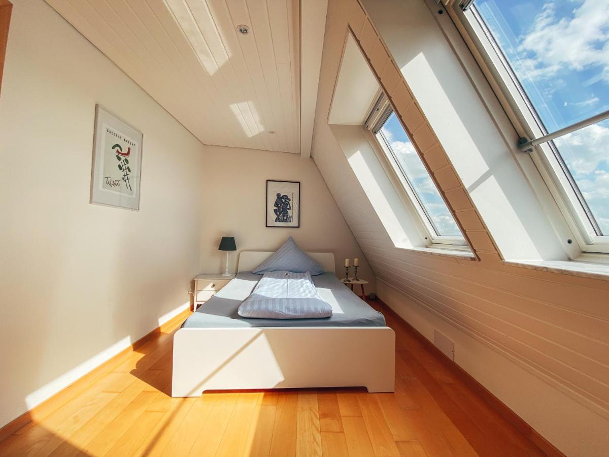 Rheinloft 3 - Grosse Giebelwohnung Mit Dachterrassen An Der Rheinpromenade 엠메리흐 외부 사진